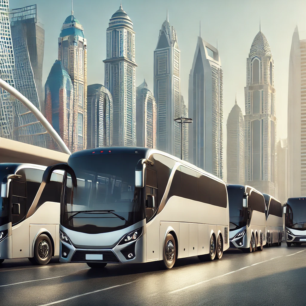 Modern & Spacious Fleet - Tour Bus Dubai