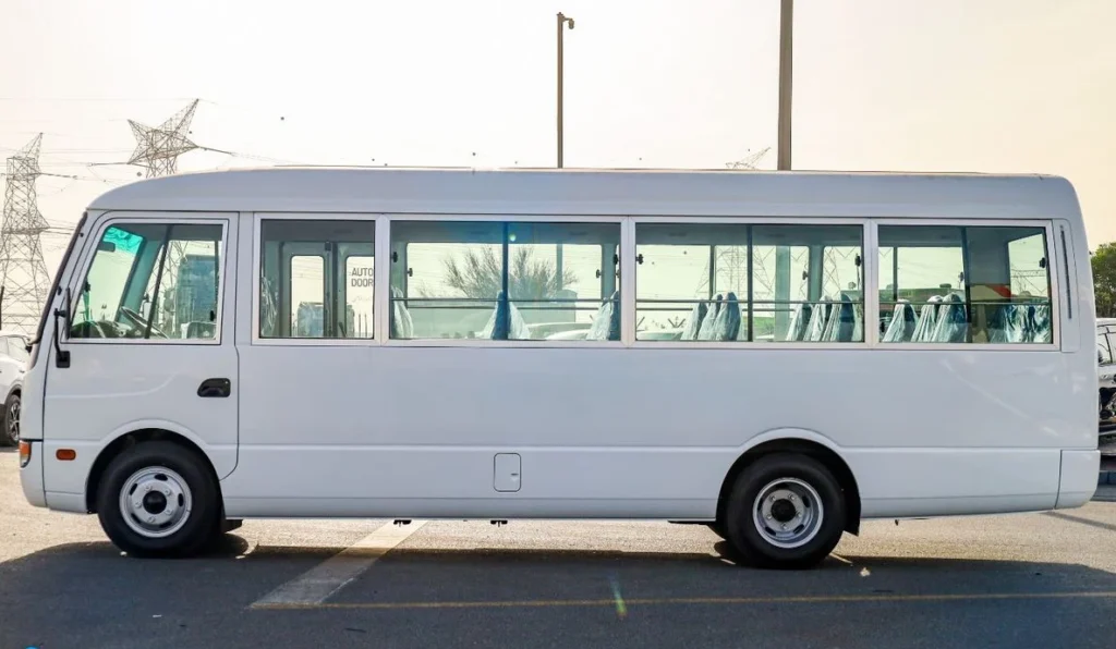 Toyota Coaster 30 seater bus rental Dubai